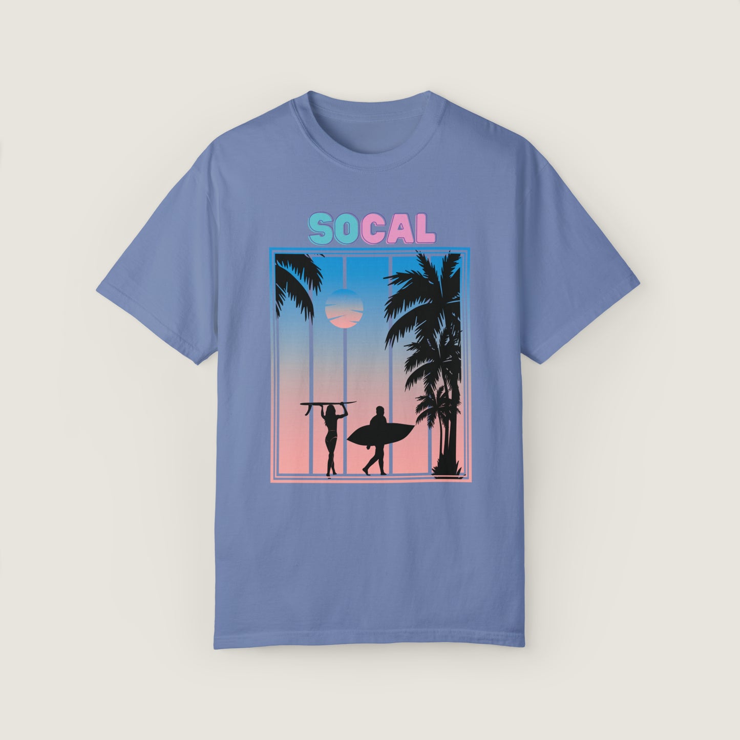 So Cal Beach Vibes (Comfort Colors, 100% ring-spun cotton)