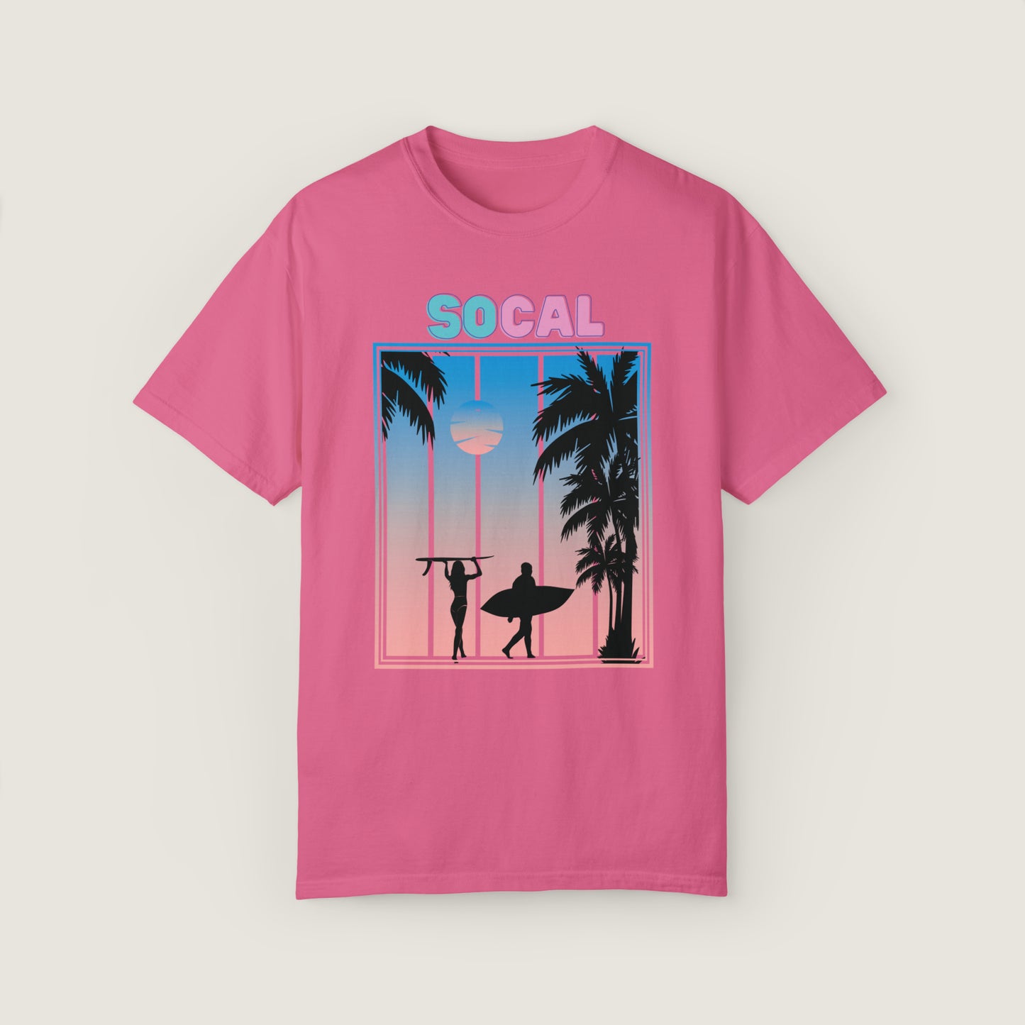 So Cal Beach Vibes (Comfort Colors, 100% ring-spun cotton)