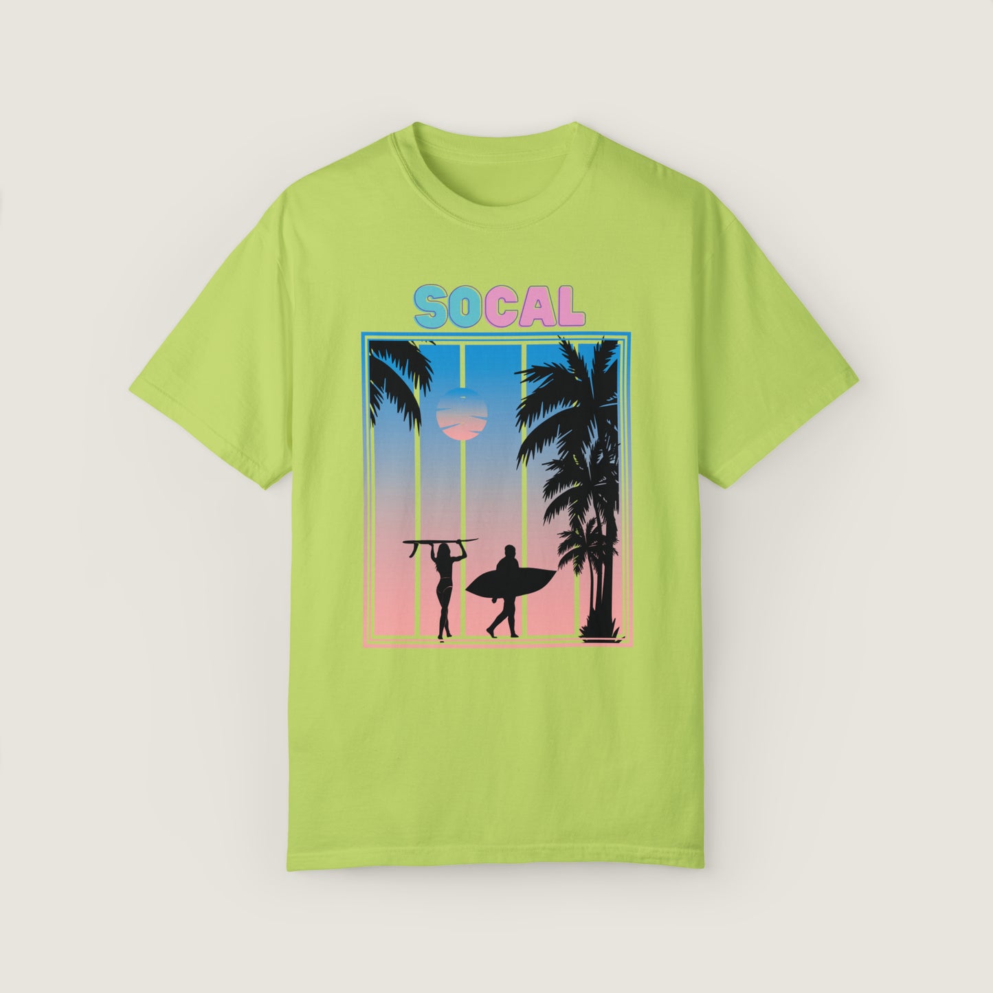 So Cal Beach Vibes (Comfort Colors, 100% ring-spun cotton)