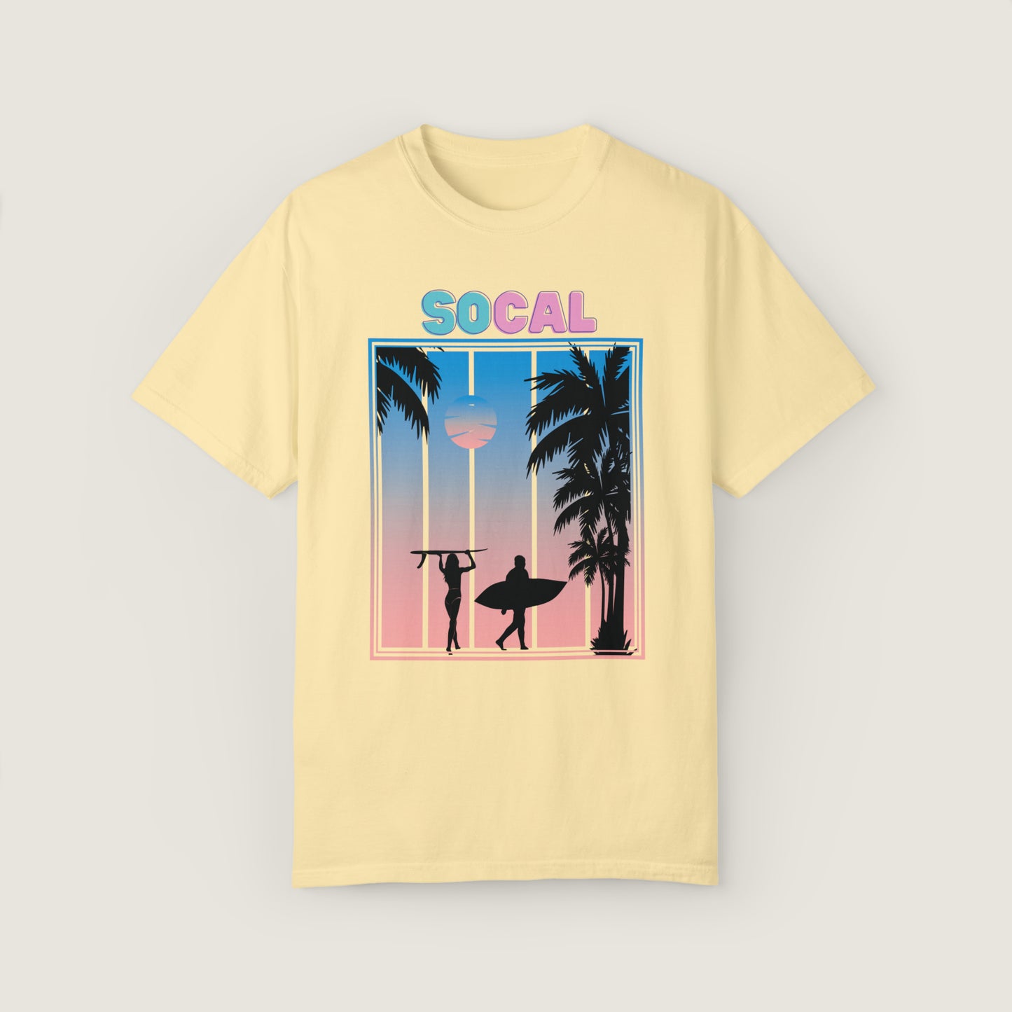 So Cal Beach Vibes (Comfort Colors, 100% ring-spun cotton)