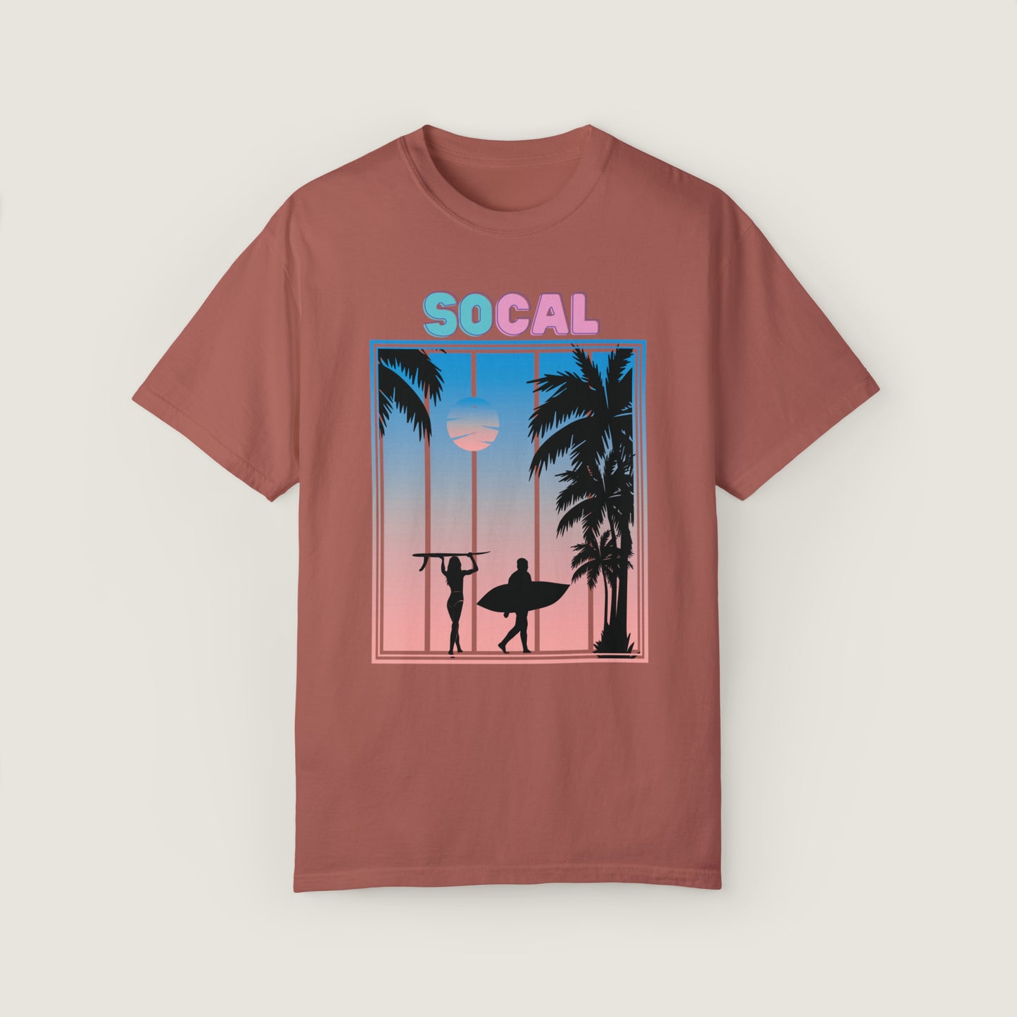 So Cal Beach Vibes (Comfort Colors, 100% ring-spun cotton)