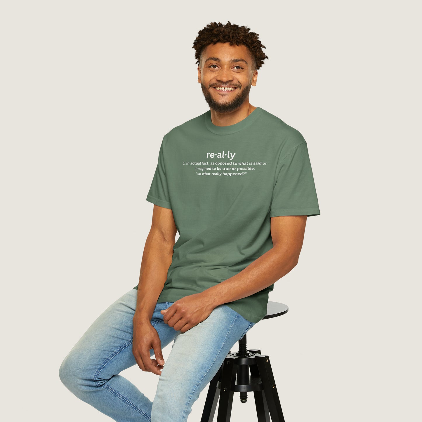 really definition (Comfort Colors, 100% ring-spun cotton)