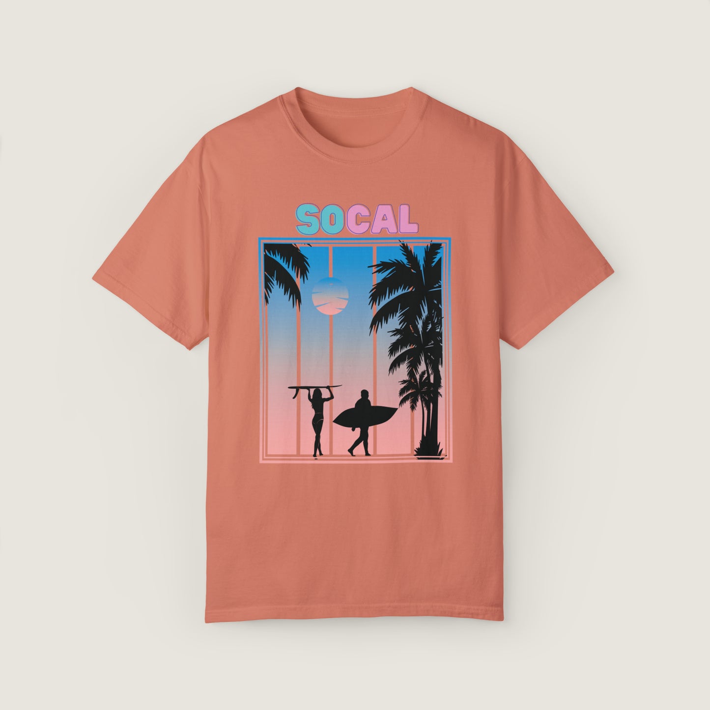 So Cal Beach Vibes (Comfort Colors, 100% ring-spun cotton)