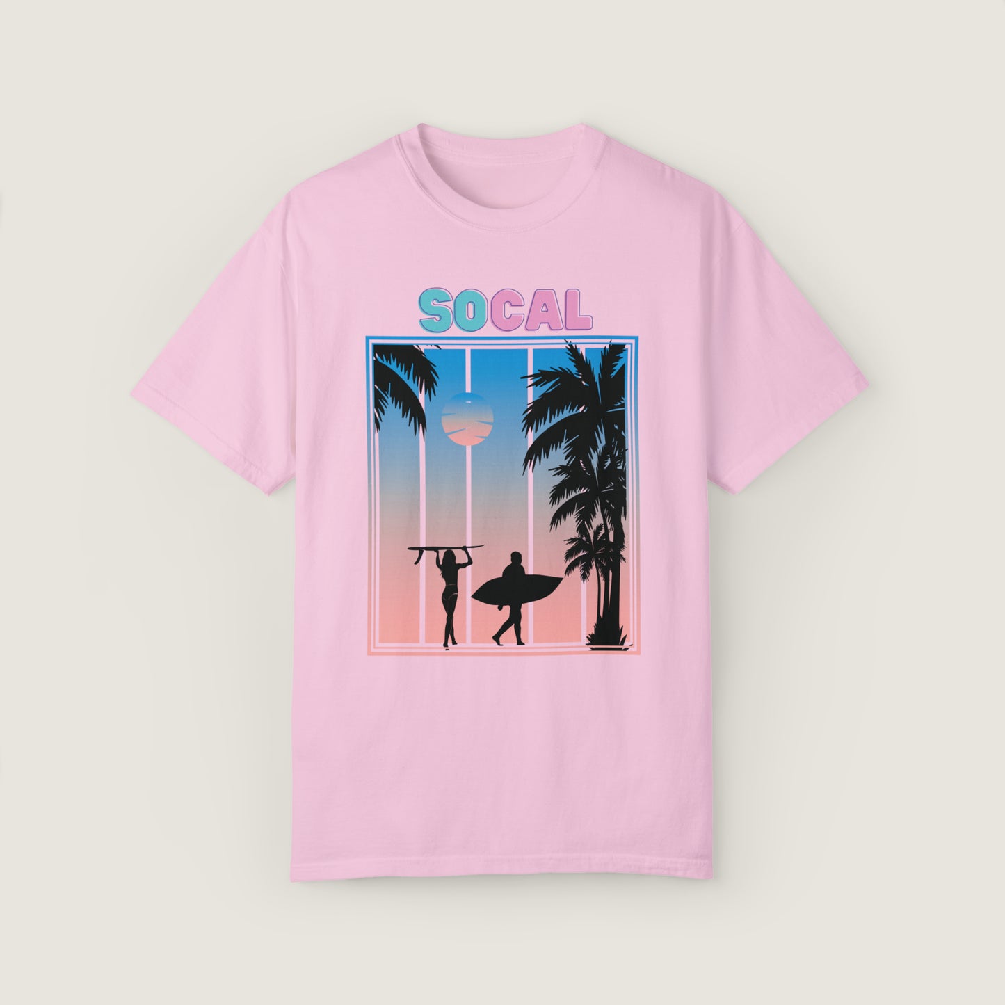 So Cal Beach Vibes (Comfort Colors, 100% ring-spun cotton)
