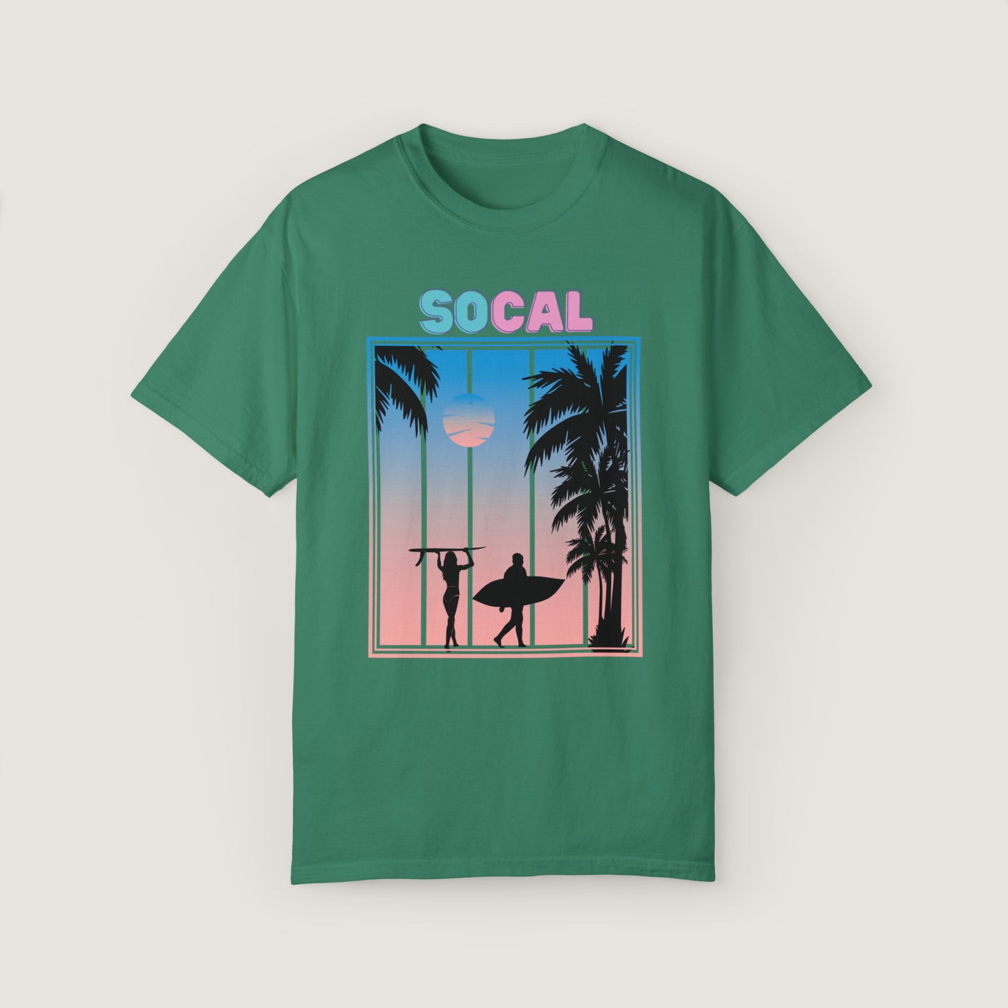 So Cal Beach Vibes (Comfort Colors, 100% ring-spun cotton)