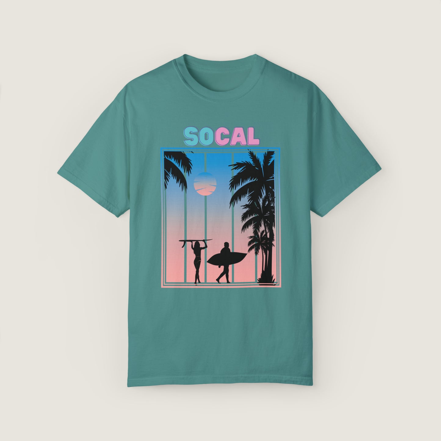 So Cal Beach Vibes (Comfort Colors, 100% ring-spun cotton)