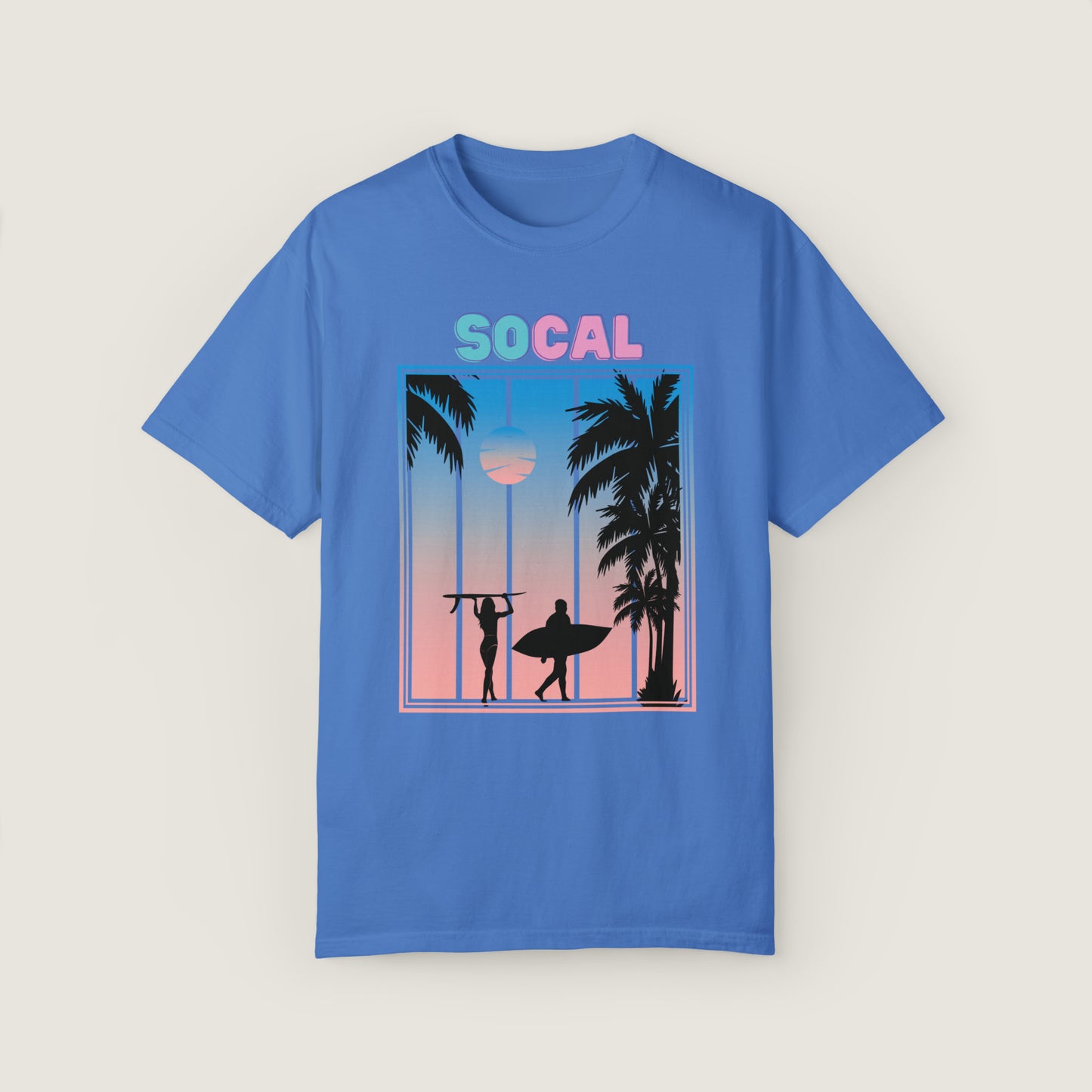 So Cal Beach Vibes (Comfort Colors, 100% ring-spun cotton)