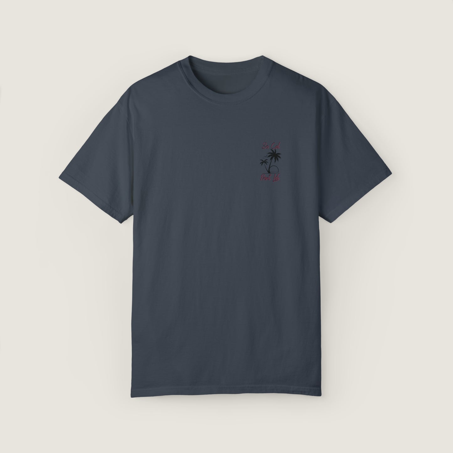 So Cal Print Life Tee (Comfort Colors, 100% ring-spun cotton)