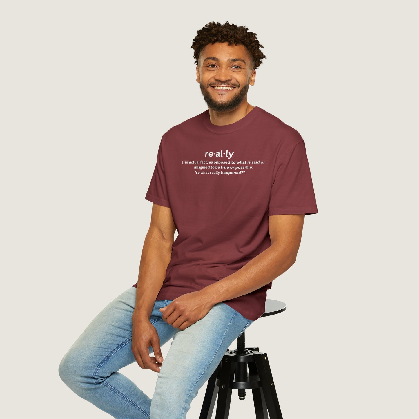 really definition (Comfort Colors, 100% ring-spun cotton)