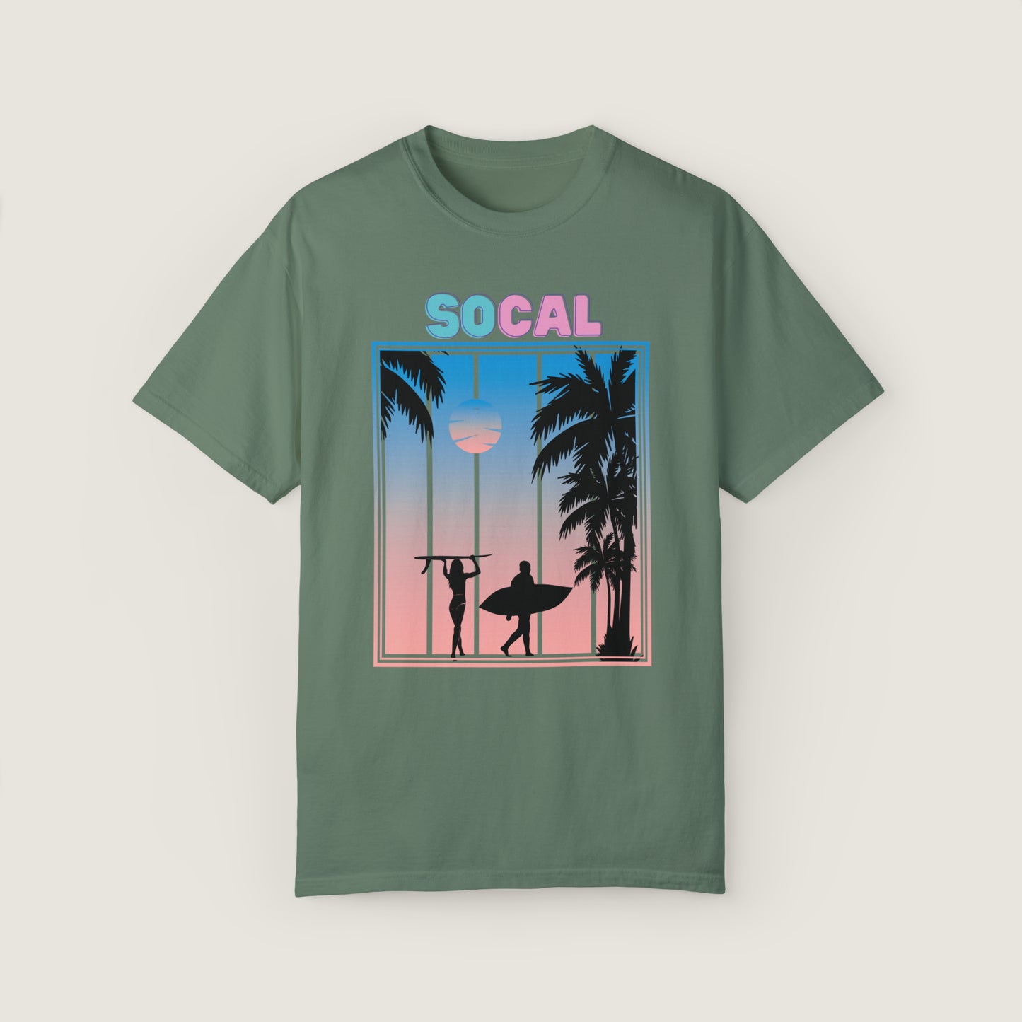So Cal Beach Vibes (Comfort Colors, 100% ring-spun cotton)