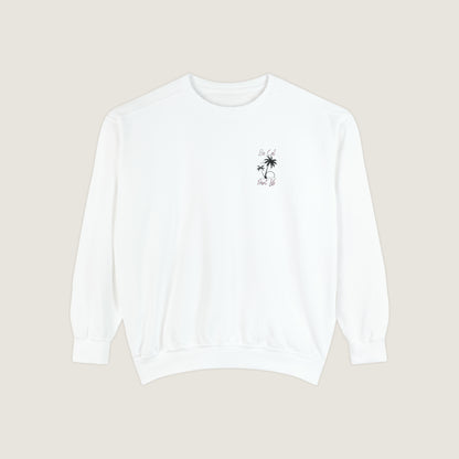 So Cal Print Life Crewneck Sweatshirt (Comfort Colors)