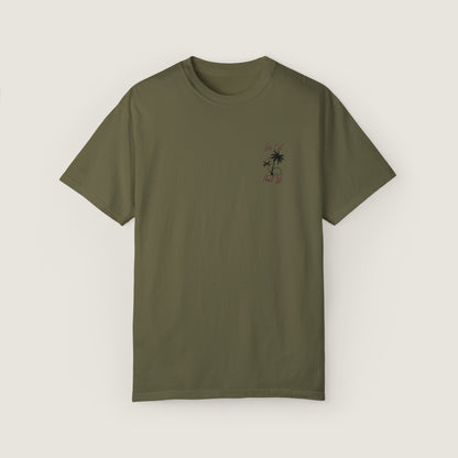 So Cal Print Life Tee (Comfort Colors, 100% ring-spun cotton)