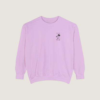 So Cal Print Life Crewneck Sweatshirt (Comfort Colors)