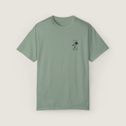 So Cal Print Life Tee (Comfort Colors, 100% ring-spun cotton)