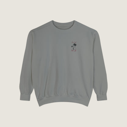 So Cal Print Life Crewneck Sweatshirt (Comfort Colors)