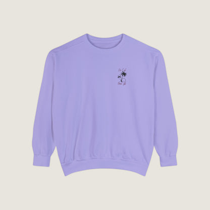 So Cal Print Life Crewneck Sweatshirt (Comfort Colors)