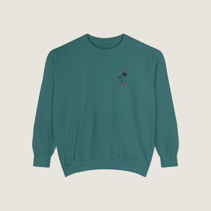 So Cal Print Life Crewneck Sweatshirt (Comfort Colors)
