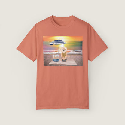 Lady On The Beach (Comfort Colors, 100% ring-spun cotton)