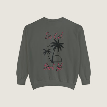 So Cal Print Life Crewneck Sweatshirt (Comfort Colors)