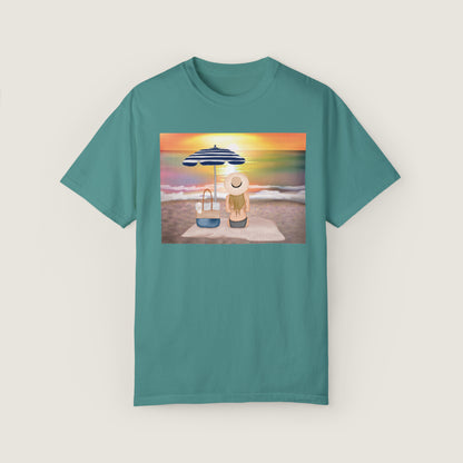 Lady On The Beach (Comfort Colors, 100% ring-spun cotton)